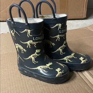 Kids Dinosaur Rain Boots
